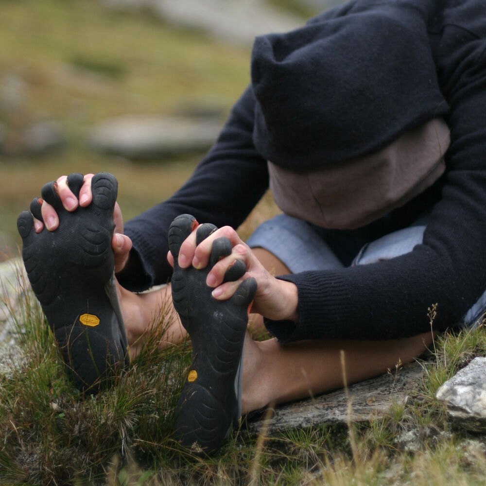 Zapatos Descalzos Hombre Negros - FiveFingers Classic - BOJEDH-978